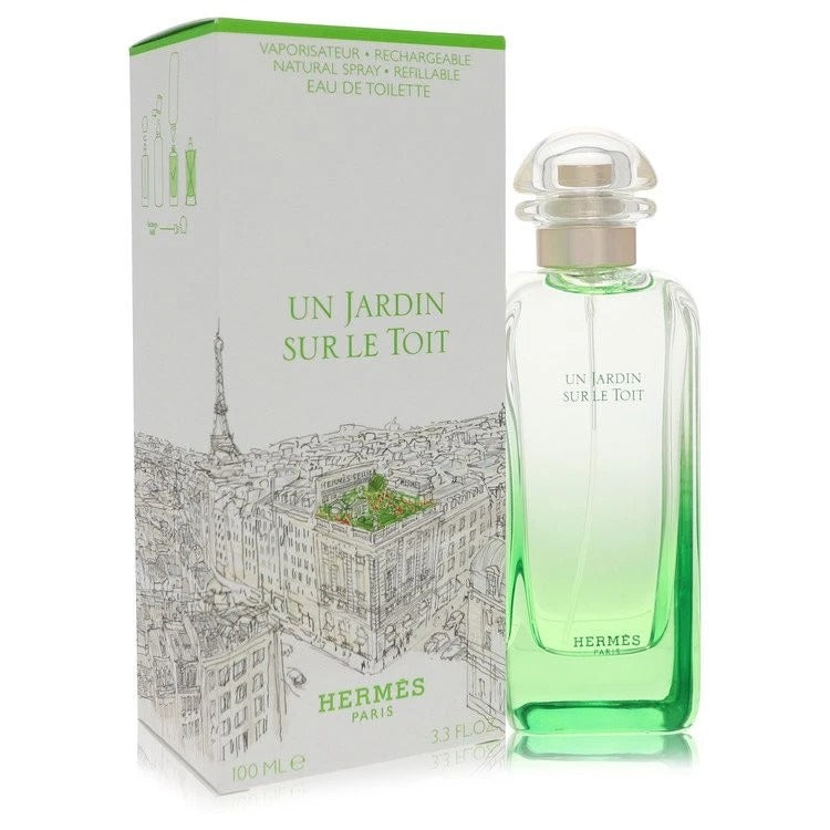 Hermès Un Jardin Sur Le Toit Eau De Toilette Refillable Spray - 3.3 oz