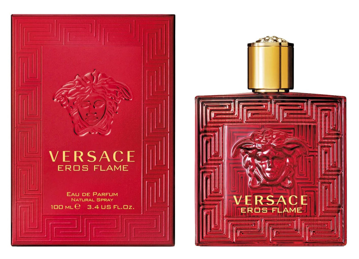 Versace Eros Flame Eau De Parfum Spray for Men - 3.4 oz