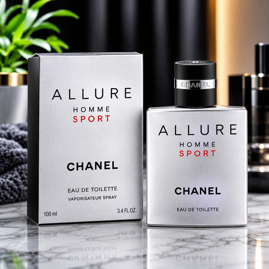 Chanel Allure Homme Sport Eau De Toilette Spray for Men - 3.4 oz
