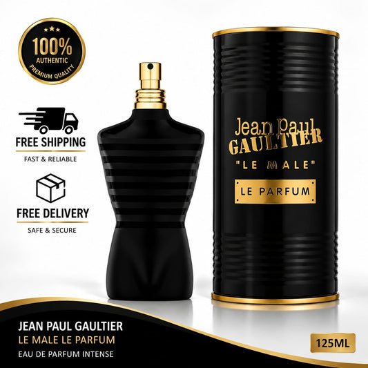 Jean Paul Gaultier Le Male Le Parfum Eau De Parfum Intense Spray for Men - 4.2 oz